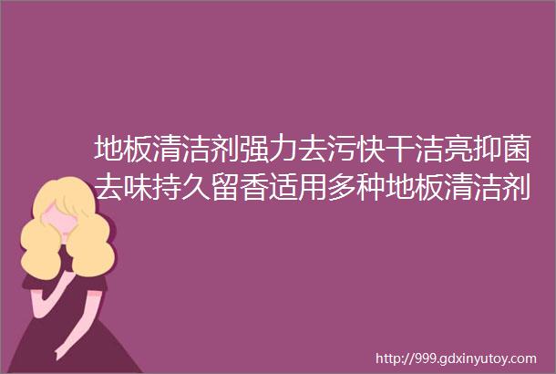 地板清洁剂强力去污快干洁亮抑菌去味持久留香适用多种地板清洁剂系列