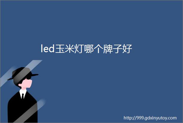 led玉米灯哪个牌子好