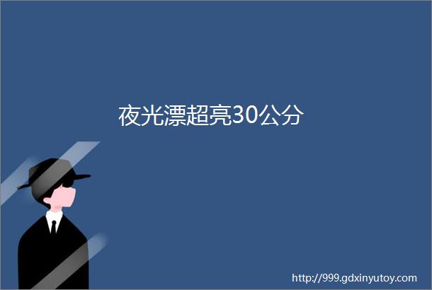 夜光漂超亮30公分