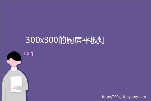 300x300的厨房平板灯